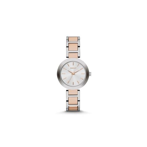 Silver and gold watch womens. DKNY Ladies Stanhope Two Tone Rose Gold and Silver Watch - Watches from Faith Jewellers UK