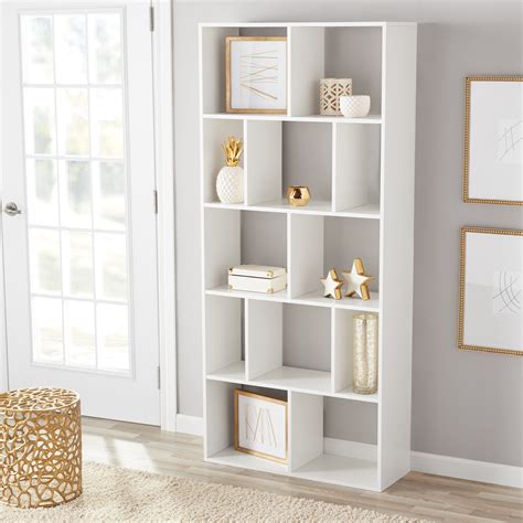 Minimalist White Cube Bookcase For Living Room Lifestyle And Healthy