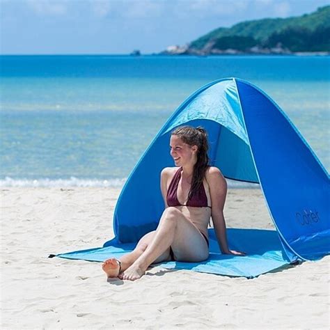 Buy Icorer Automatic Pop Up Instant Portable Outdoors Quick Cabana Beach Tent Sun Shelter By Dandn
