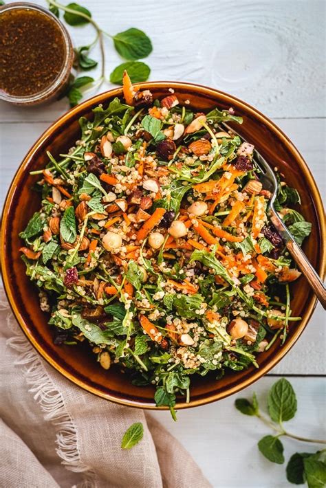 Moroccan Carrot And Chickpea Salad With Quinoa Two Spoons