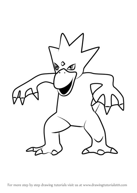 Golduck Pokemon Coloring Page