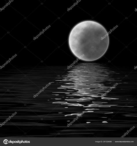 Moon Over Water Large Wallpaper