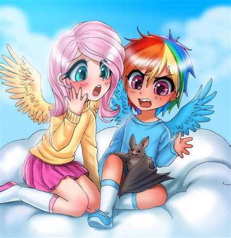 Where Did You Get It By Racoonkun In 2022 Fluttershy Rainbow Dash Cute