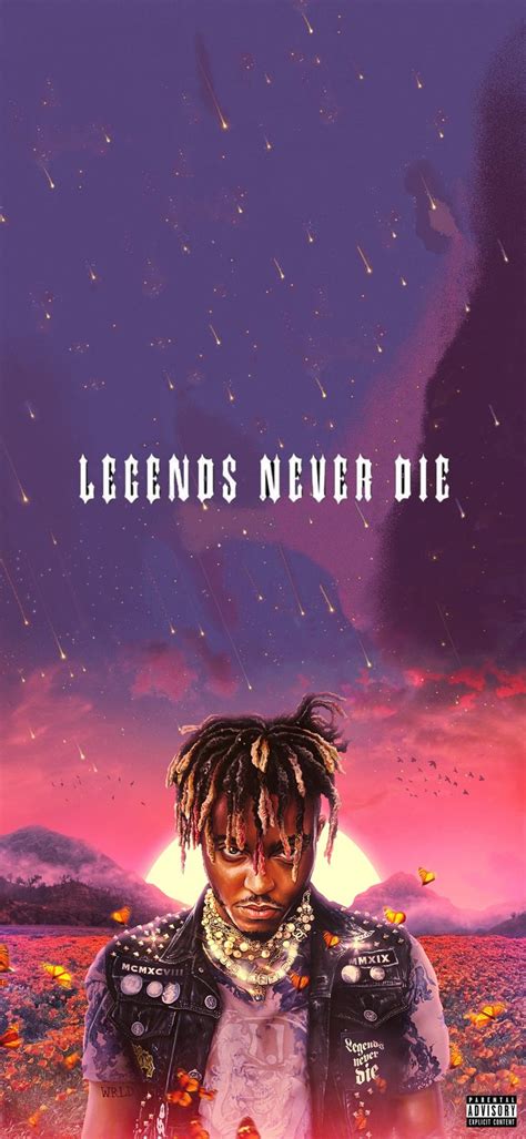 Juice wrld 999 for mobile phone, tablet, desktop computer and other devices. Legends Never Die Wallpaper in 2020 | Die wallpaper ...