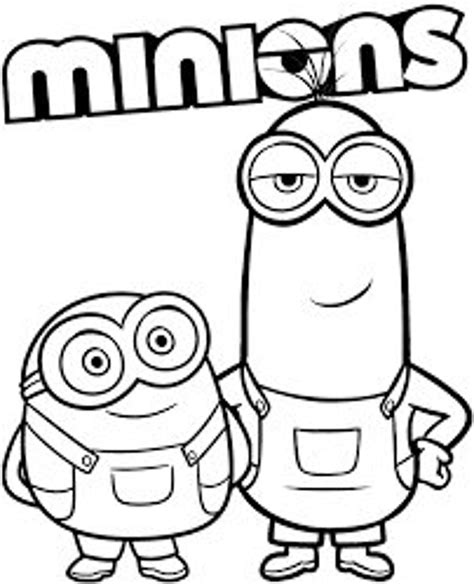 15 Page Minions Digital Colouring Book Etsy