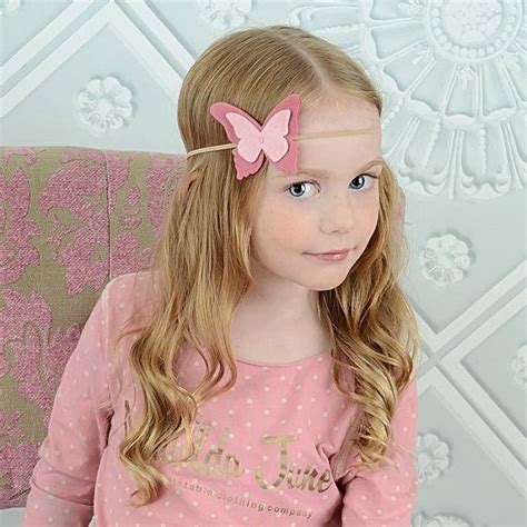 fun butterfly headband butterfly printed fabric pink butterfly pink