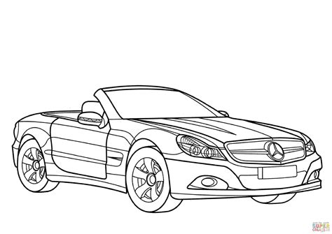 Mercedes Benz Color By Number Coloring Page Free Printable Coloring