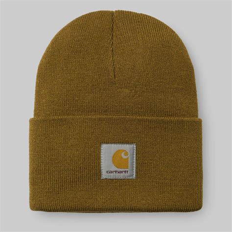 Carhartt Synthetic Watch Beanie In Brownbrown Brown For Men Lyst