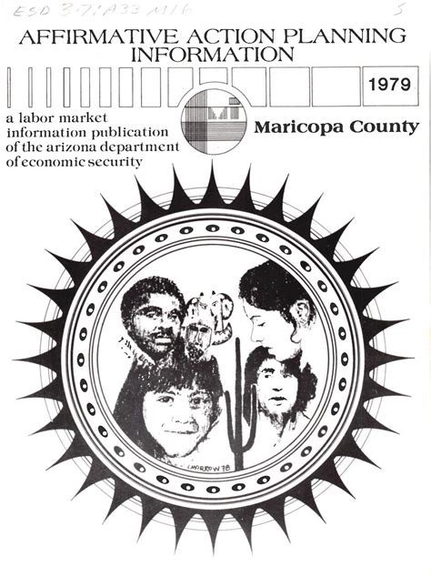 Affirmative Action Planning Information Maricopa County 1979 Arizona