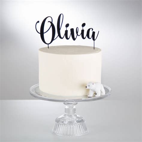 We are a family run business based in the uk. Personalised Acrylic Cake Topper By Twenty Seven ...