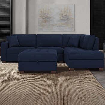 Thomasville Miles Fabric Sectional with Storage Ottoman | Costco