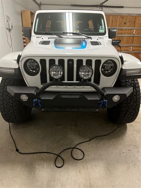 Tactik Hd Front Bumper W Hoop For 18 23 Jeep Wrangler Jl And Gladiator