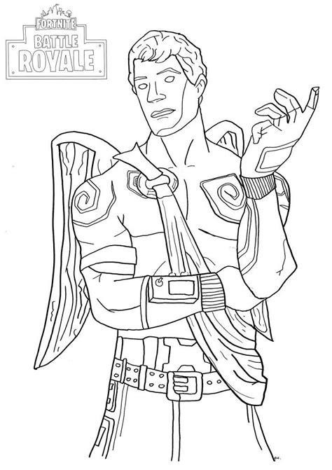 Fortnite coloriage escapadeslegendes