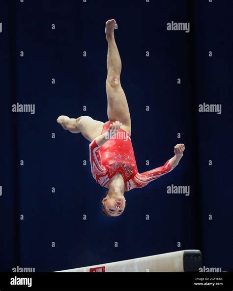 June 25 2021 Kara Eaker Performs On The Balance Beam During Day 1 Of The 2021 Us Womens