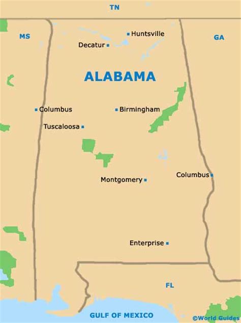 Alabama State Tourism And Tourist Information Information About