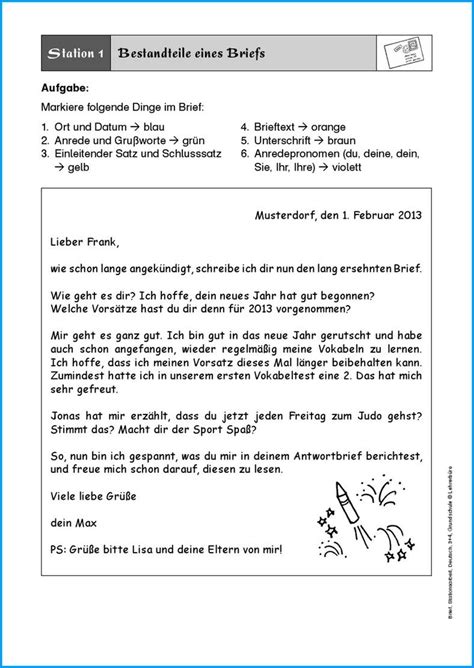 Formeller Brief Schreiben Abstände | Briefe schreiben, Brief schreiben