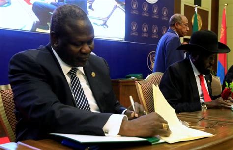 South Sudan’s Salva Kiir Riek Machar Sign Final Peace Deal