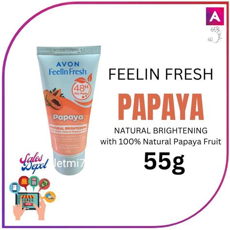 Feelin Fresh Natural Brightening Papaya Quelch Anti Perspirant