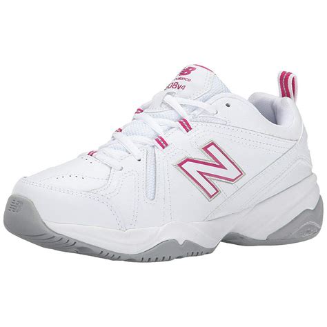 New Balance New Balance Womens Wx608v4p Leather Low Top Lace Up