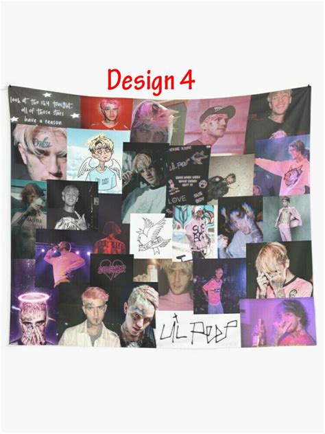 Lil Peep Poster Wall Tapestry Lil Peep Wall Hanging Lil Peep Etsy