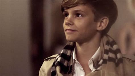 Romeo Beckham Son Of David Dances Into Burberry’s Holiday Ad