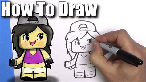 How To Draw Aphmau Cute Easy Chibi Step By Step Kawaii Youtube