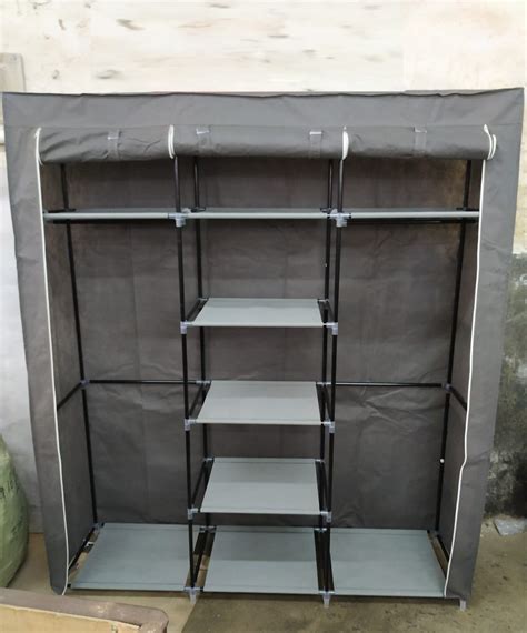 Mobile clothes rack with shelves. NEW 69 IN PORTABLE CLOSET ORGANIZER CLOTHES RACK & SHELVES ...