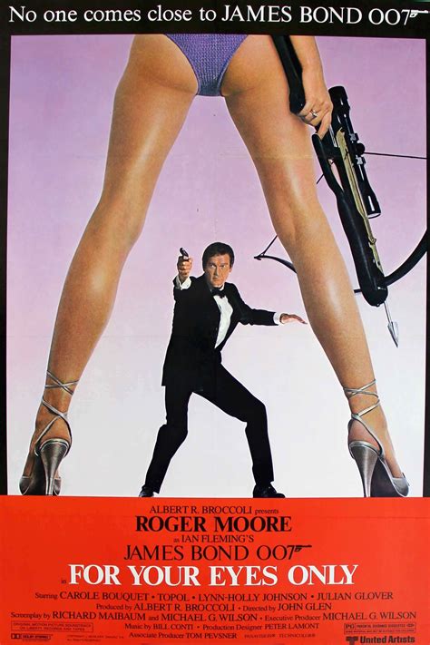 For Your Eyes Only 1981 James Bond Movies James Bond Movie Posters Bond Movies