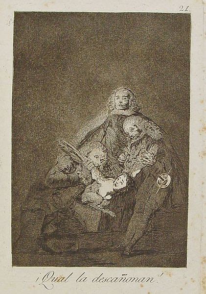 Francisco De Goya Cual La Desca Onan Los Caprichos N
