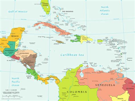 América Central Geografia Mapas E Países Infoescola