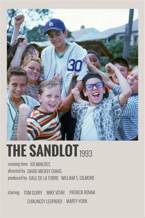 The Sandlot In 2021 Classic Movie Posters Iconic Movie Posters