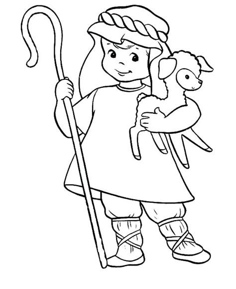 Jesus The Good Shepherd Coloring Pages At Free