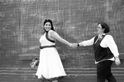 Same Sex Couple In Pittsburghs Strip District Before Their Wedding Pittsburgh Wedding
