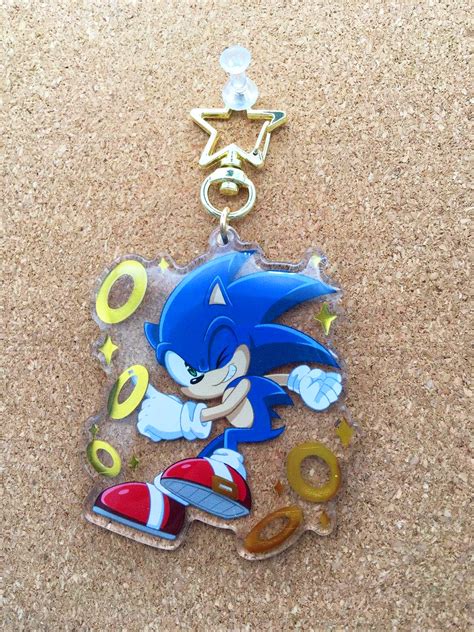 “ring Bling” Sonic Keychain Abigail Starling