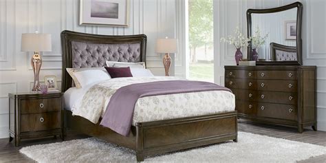 Decorate home style with cindy crawford furniture. Cindy Crawford Home Chateau Brown 7 Pc Queen Upholstered ...
