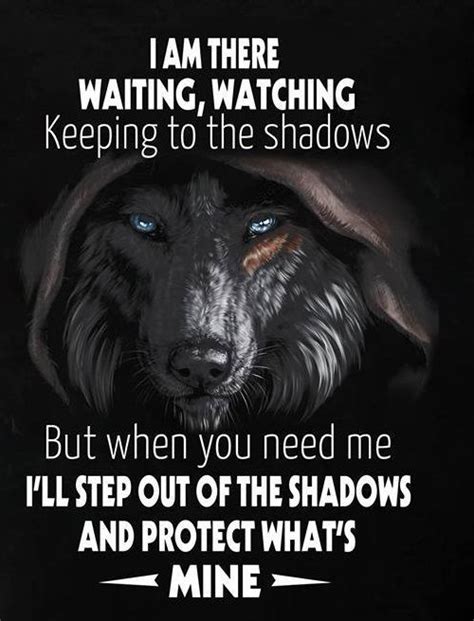 Yes My Alpha Wolfi Know Wolf Quotes Lone Wolf Quotes Warrior