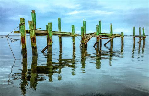 The Old Wooden Docks Photograph By Debra And Dave Vanderlaan Pixels