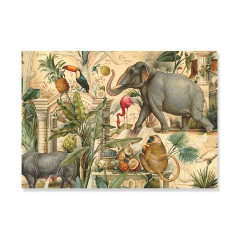 Wild Animals By Bomo Art Wrapping Paper Large Learn Bookbinding