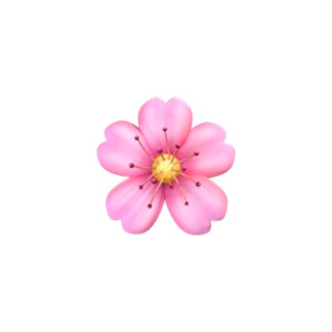 Flower Emoji Png Photo Png Mart