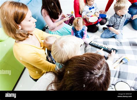 Musical Education For Preschoolers Stock Photo Alamy