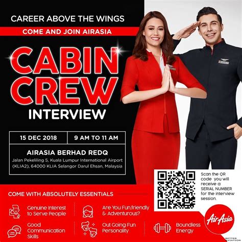 airasia cabin crew walk in interview [kuala lumpur] december 2018