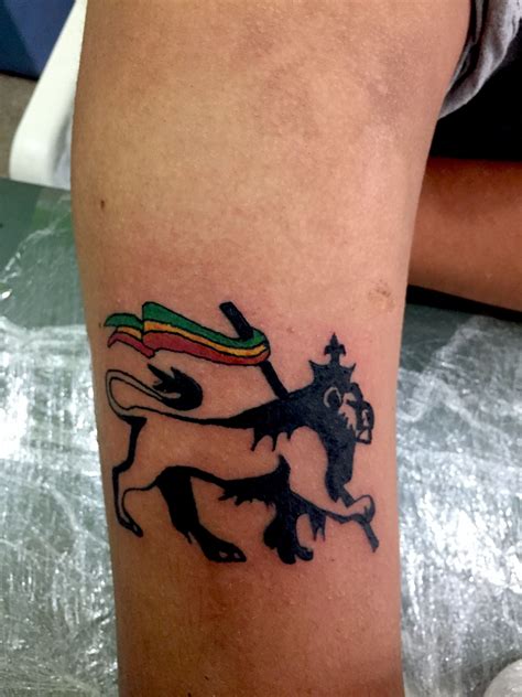 Inktattoo Tattoo Tatuagem Braçotattoo Ink Lion Reggae Rasta