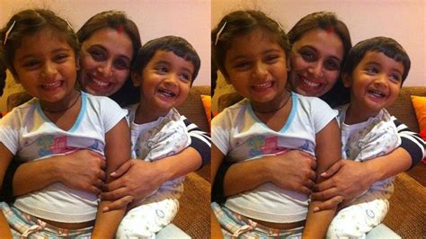 Rani Mukherjee Shares First Picture With Her Cute Daughter Adira Chopra And Her Nephew Ahel