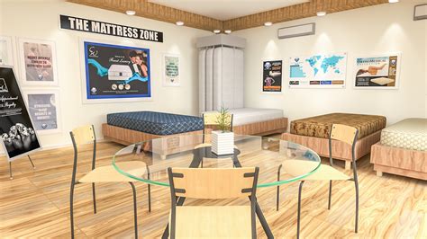 Yabba furniture/the mattress zone | yabba furniture & the mattress zone are the areas largest furniture & sleep center. THE MATTRESS ZONE EVENT DESIGN 3D VISUALIZATION on Behance