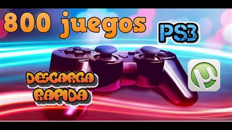 800 JUEGOS PS3 DESCARGA RAPIDA - YouTube