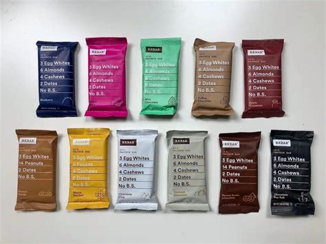 The Definitive Ranking Of All Rxbar Flavors • Healthy Helper