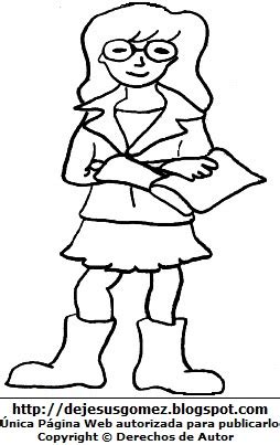 PÁGINA EDUCATIVA MADRE CREATIVA: DIBUJOS DE MUJERES JOVENES PARA