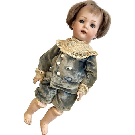 Antique german bisque head doll made by bruno schmidt ca. 11" Toddler Body German Bisque Head Doll Bruno Schmidt ...