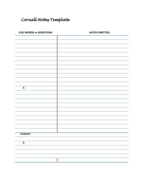 37 Cornell Notes Templates And Examples Word Excel Pdf