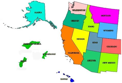 West Region States And Capitals Other Quizizz